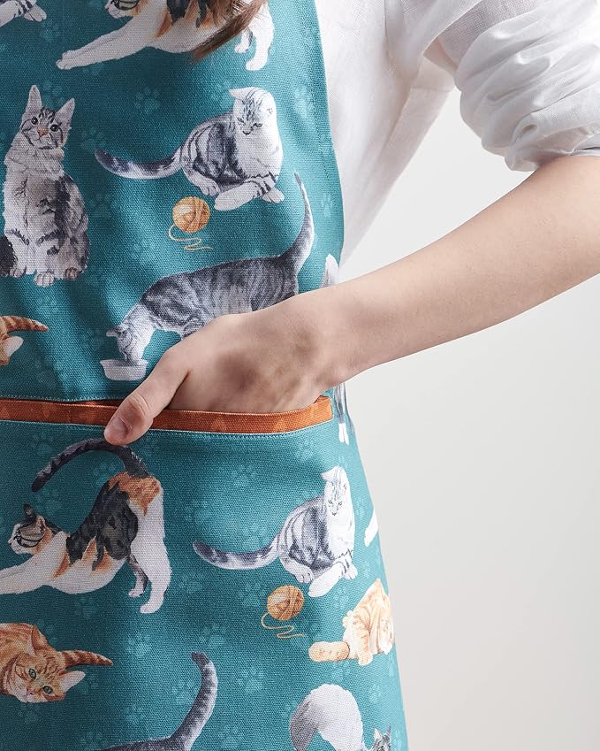 Maison d' Hermine 100% Cotton Apron for women with Pocket Kitchen Chef Apron for Men Cooking Mothers Day Gifts - Image 9