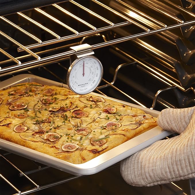KitchenAid 3-in Dial Oven Thermometer, Temperature Range: 100°F to 600°F
