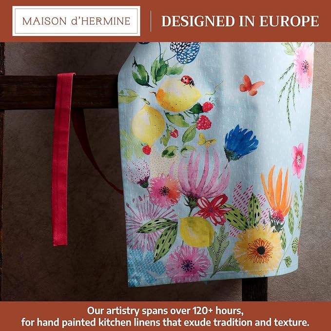 Maison d' Hermine 100% Cotton Apron for women with Pocket Kitchen Chef Apron for Men Cooking Mothers Day Gifts - Image 2