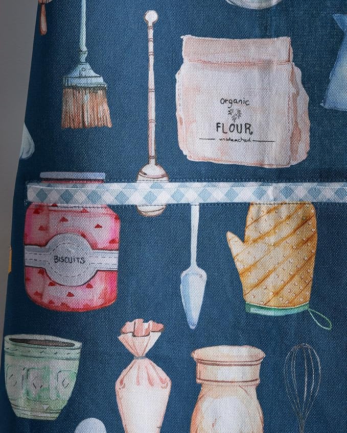 Maison d' Hermine 100% Cotton Apron for women with Pocket Kitchen Chef Apron for Men Cooking Mothers Day Gifts - Image 8