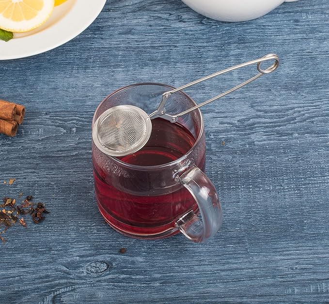 HIC Kitchen Snap Ball Tea Infuser, 18/8 Stainless Steel, For Loose Leaf Tea and Mulling Spices